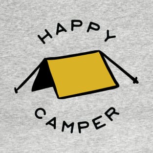 Happy Camper Badge T-Shirt